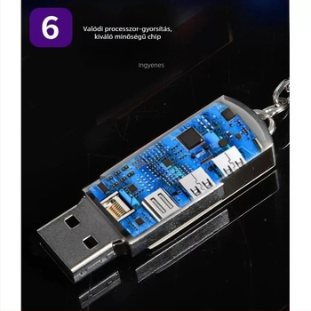 Autóba illő USB Flash Drive MP3 — Modell 411, kapacitás 128 millió, MP3 lejátszás