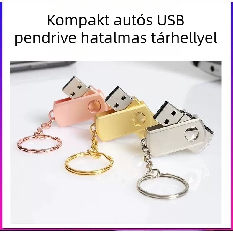 Autóba illő USB Flash Drive MP3 — Modell 411, kapacitás 128 millió, MP3 lejátszás