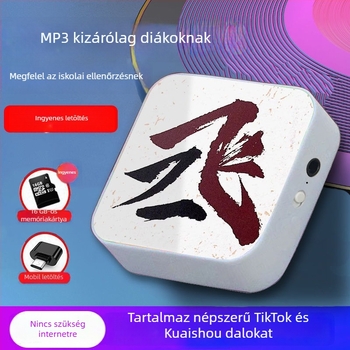 Bluetooth MP3-lejátszó diákoknak – hordozható eszköz zenehallgatásra és angol hallgatásra, középiskolásoknak