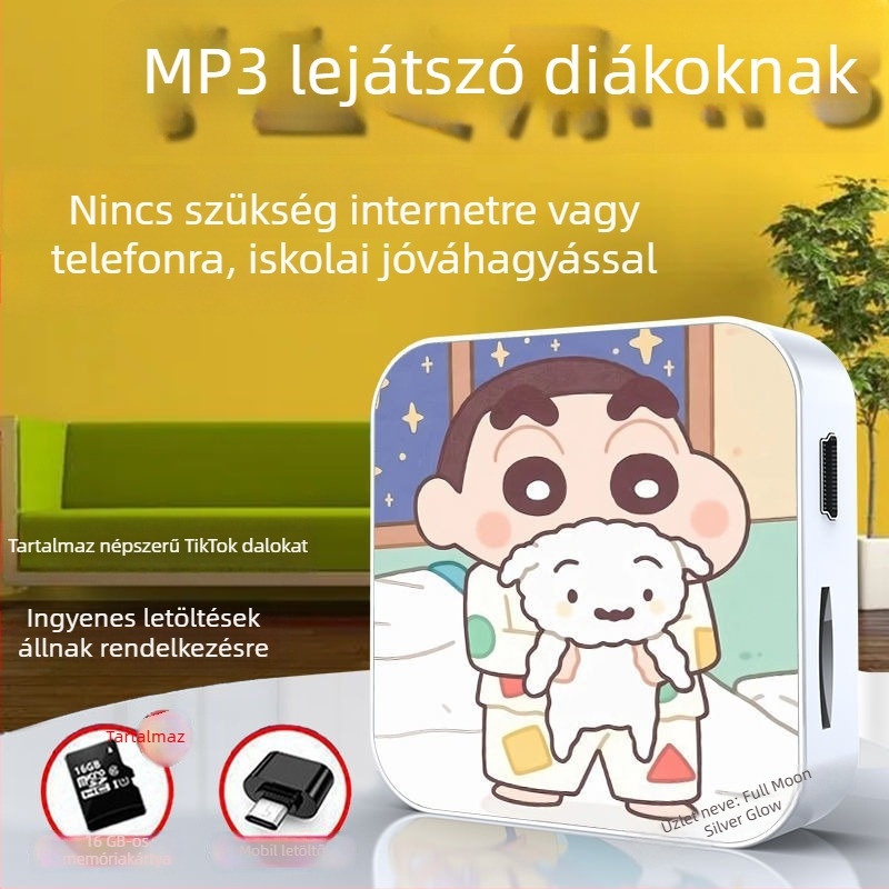 Bluetooth MP3-lejátszó diákoknak – hordozható eszköz zenehallgatásra és angol hallgatásra, középiskolásoknak
