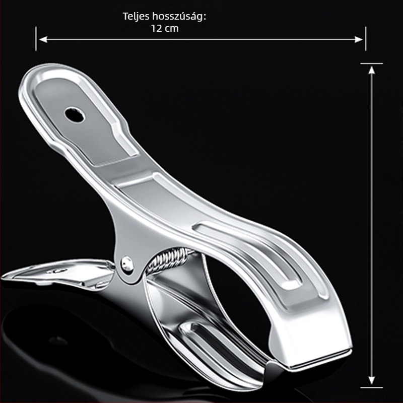 Rozsdamentes acélból készült szárító klipek, modell 201, csomagolás 1000 darab.