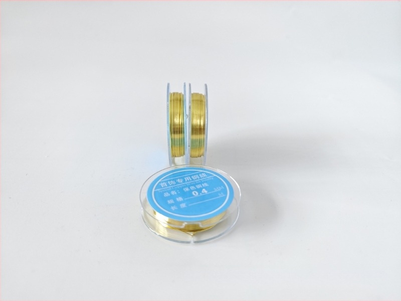 DIY ékszer huzal – réz, elektroplatázás, Kód termék: QBS-A-002, Márka: Suzhou qianbai decoration