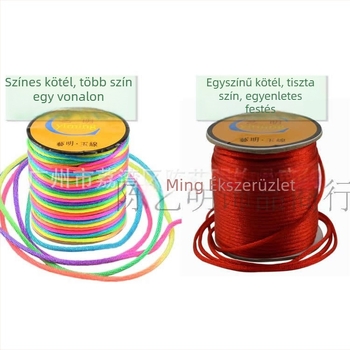 Nylon huzal kínai csomózáshoz, Yi Ming márka, alacsony hőmérsékletű hengervarrás festés, természetes stílus, 2021 tavasz