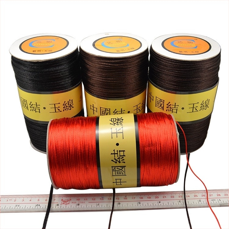 Nylon huzal kínai csomózáshoz, Yi Ming márka, alacsony hőmérsékletű hengervarrás festés, természetes stílus, 2021 tavasz