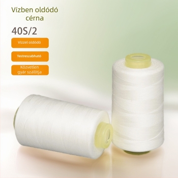Vízben oldódó varrófonal (PVA oldódó rost) ruházathoz, halászathoz és textilekhez