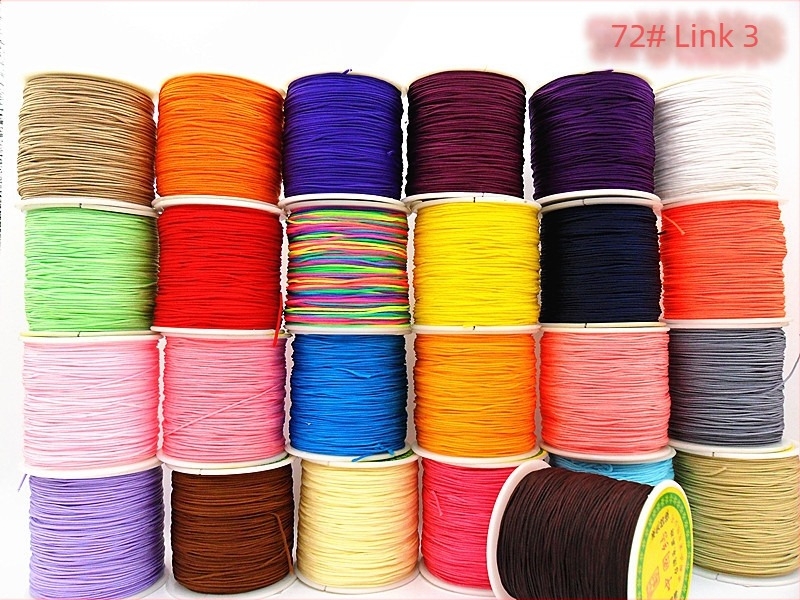 Nylon ékszerdrót – gépi feldolgozású, DIY ékszerkészítéshez