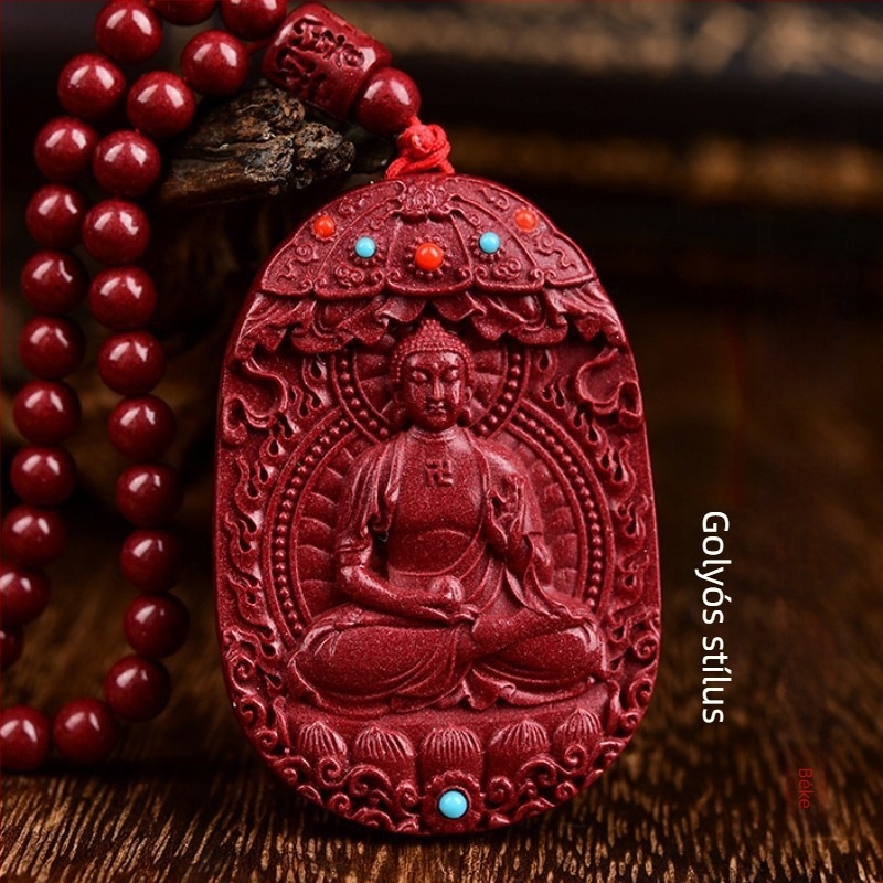 Amitábha Buddha medál a Tigris évére – uniszex nyaklánc