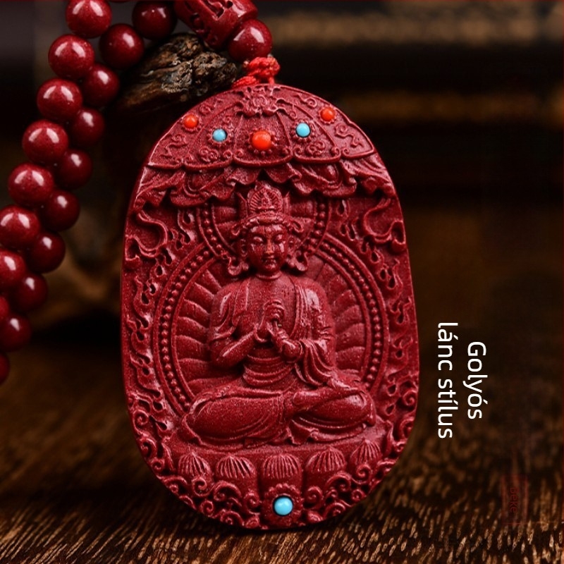 Amitábha Buddha medál a Tigris évére – uniszex nyaklánc