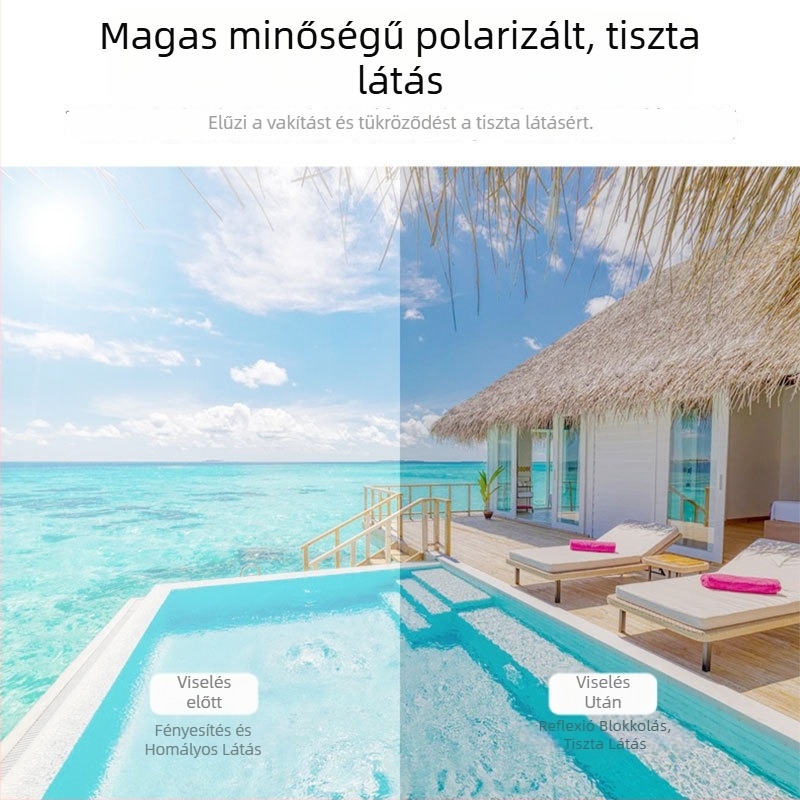Polarizált kerékpáros szemüveg, TR-90 keret, szélálló, teljes keret, modell Jh-161, állítható orrnyereg
