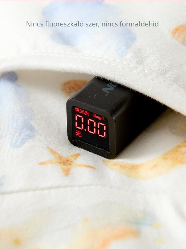 100% pamutból készült baba overál, A-osztály, őszi-téli matlás, vastag, hosszú ujjú, háromszög alakú szabás, csont nélkül