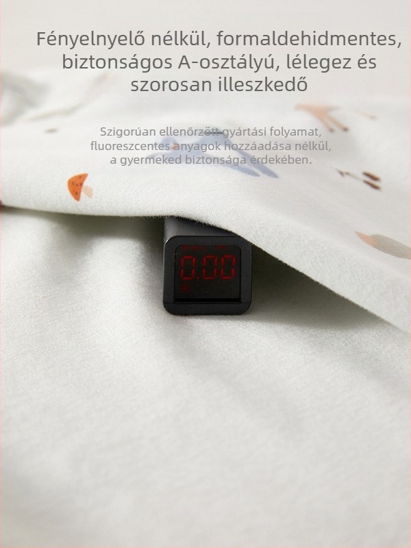 Baba pamut rugdalózó hosszú ujjú, uniszex, 100% pamut, újszülött, diagonális gombzár