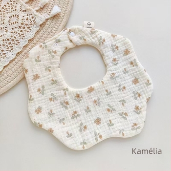 6 réteg géz baba etető kötény, 100% pamut, puha, koreai stílus