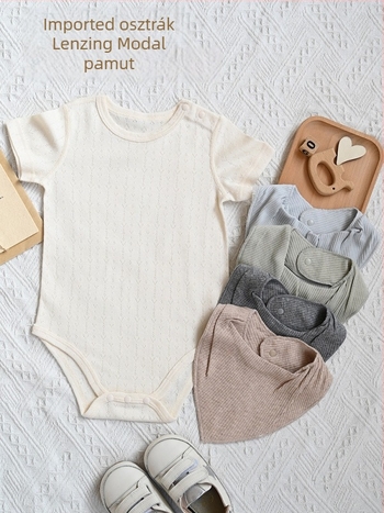 I-meng Baba Modal Saliva Towel Bib 1–3 éveseknek, anti-szennyezés