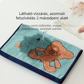 Babáknak szánt arc- és kéztörölköző, 100% pamut, 32-es szál, 50–80 g, gyártási folyamat 20058736312