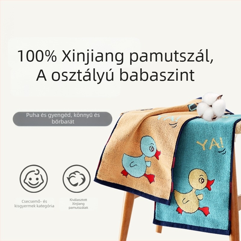 Babáknak szánt arc- és kéztörölköző, 100% pamut, 32-es szál, 50–80 g, gyártási folyamat 20058736312