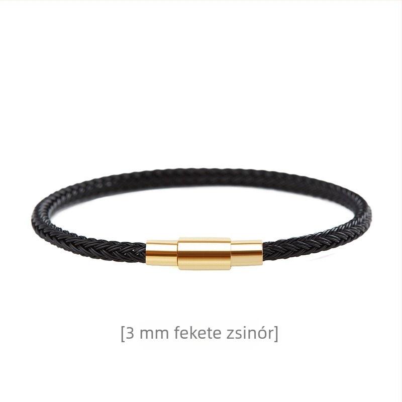 DIY gyöngy karkötő acélszálas zsinórral, állítható, vízálló és tűzálló, kapható több színben és vastagságban