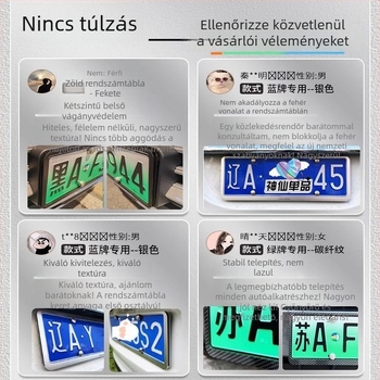 Changan Rendszámkeret Új Energia, kódok S07, S05, G318, SL03, L07