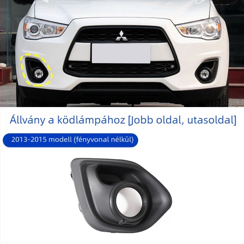 Mitsubishi ASX 2013–2015 ködlámpa keret és elülső lökhárító grilles dekoratív keret, műanyag