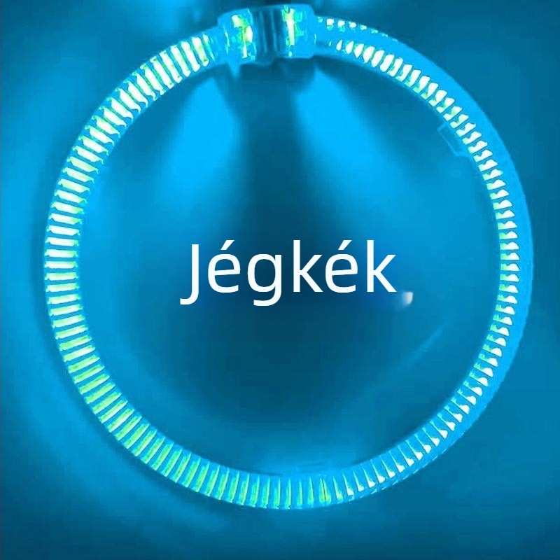 LED angyali szemek autófényszórókhoz, fényvezető gyűrű, 80×95 mm, dekoratív gyűrű, 2 vezeték