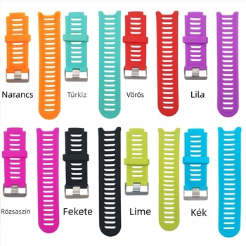 Garmin Forerunner 910XT szilikon szíj, 13 g, csat, sportos stílus, kompatibilis a 910 órával