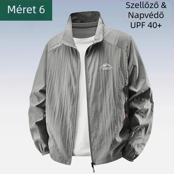 Slim-Fit nyári kapucnis UV-védett külső ruházat Vinylon fleece