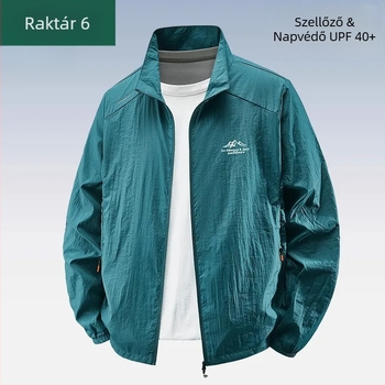 Slim-Fit nyári kapucnis UV-védett külső ruházat Vinylon fleece
