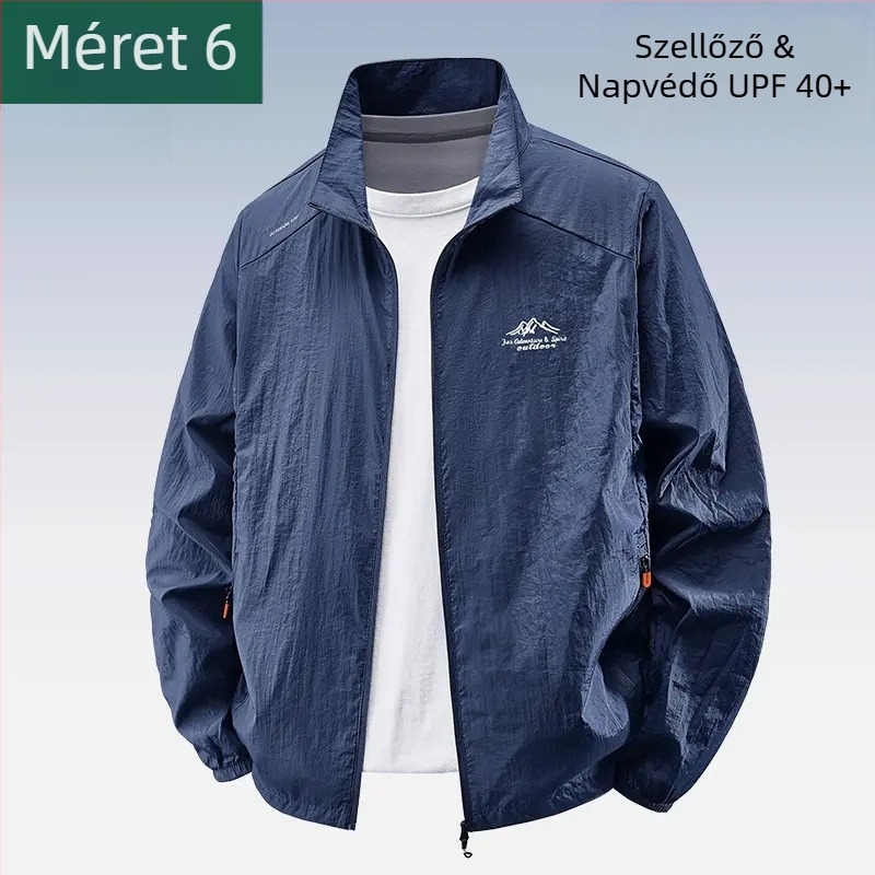 Slim-Fit nyári kapucnis UV-védett külső ruházat Vinylon fleece