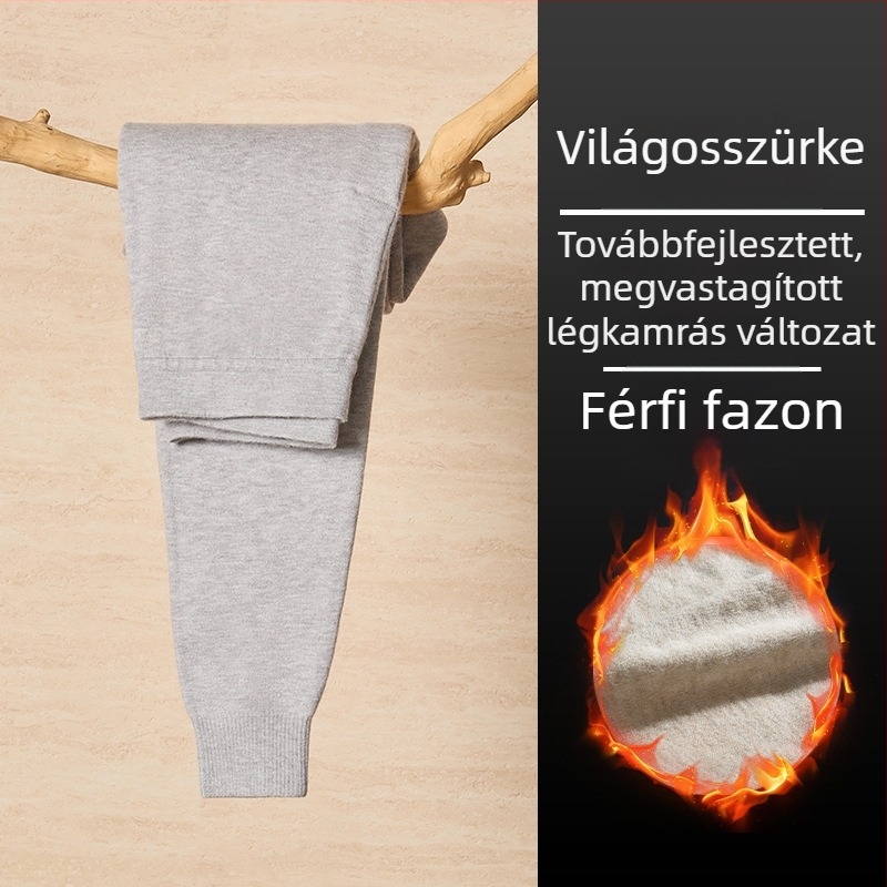 100% ausztrál gyapjú termikus alsónadrág, magas derekú, vastag, meleg – 2025 tél