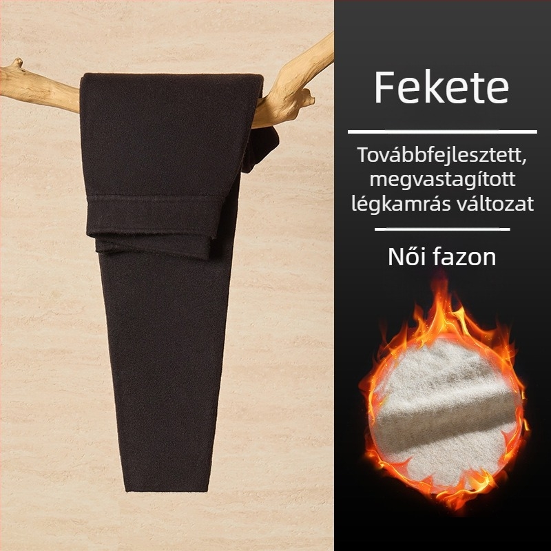 100% ausztrál gyapjú termikus alsónadrág, magas derekú, vastag, meleg – 2025 tél