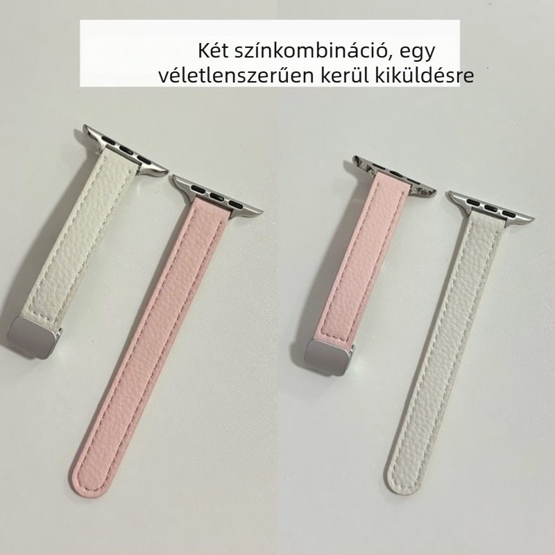 Bőr óraszíj lychee szemcsés textúrával Xiaomi 9 Pro / Redmi 5/4, 14 mm mágneses csattal