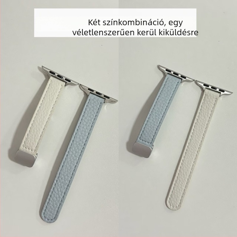 Bőr óraszíj lychee szemcsés textúrával Xiaomi 9 Pro / Redmi 5/4, 14 mm mágneses csattal