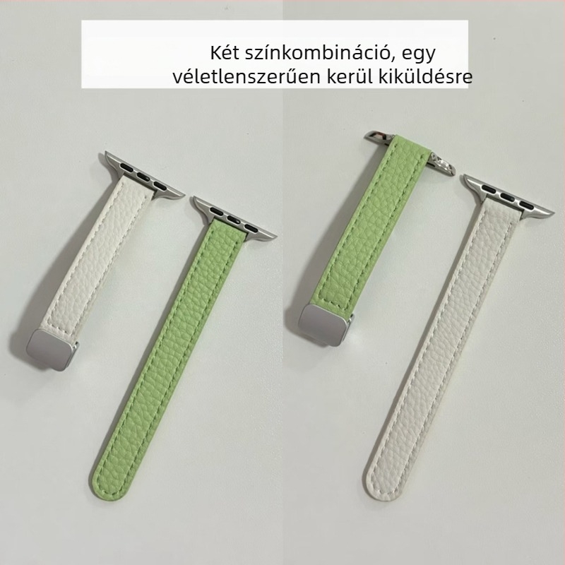 Bőr óraszíj lychee szemcsés textúrával Xiaomi 9 Pro / Redmi 5/4, 14 mm mágneses csattal