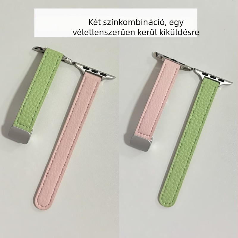 Bőr óraszíj lychee szemcsés textúrával Xiaomi 9 Pro / Redmi 5/4, 14 mm mágneses csattal
