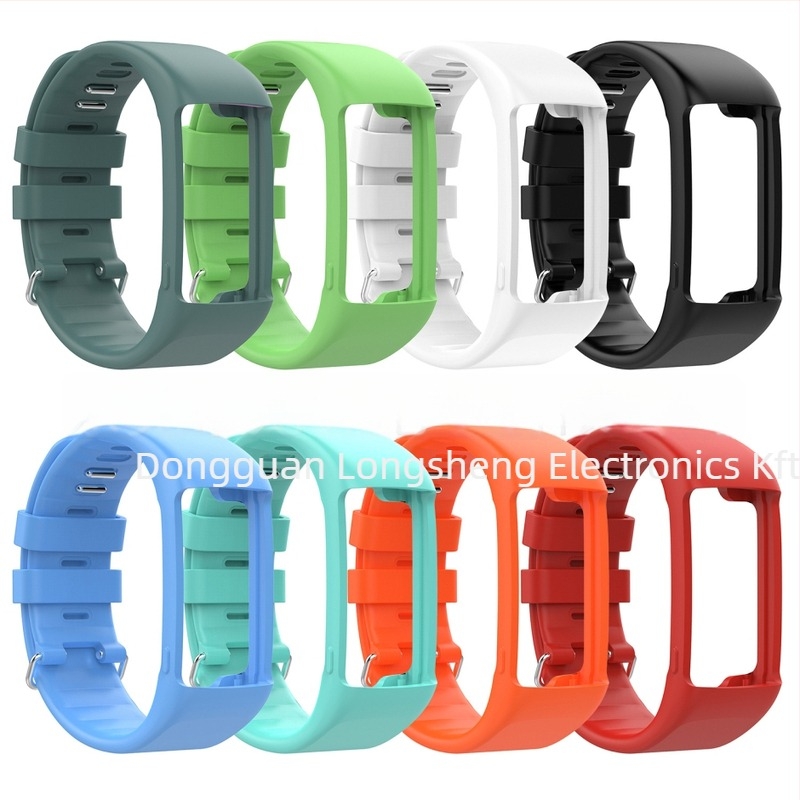 Polar A360/A370-kompatibil óraszíj, szilikonból, LS márka, snap gombos csat, 21 g