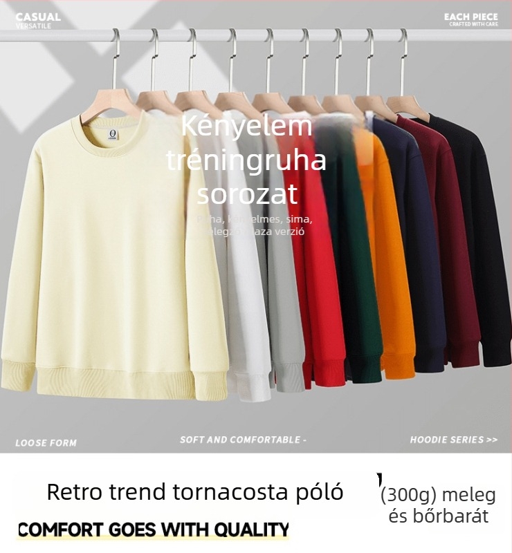 Kapucnis pulóver csapat-uniformákhoz hímzéssel, 320 g, pamut 96%+, poliészter, háromdimenziós zsebek