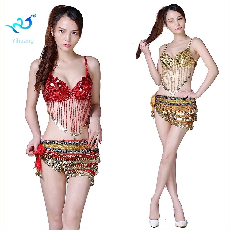 Éjszakai klub táncruha: szegecselt bikini színpadi jelmez pole dance-hez, fő anyag poliészter szál, másodlagos anyag pamut, 95%+ fő anyag tartalom, őszi 2023.