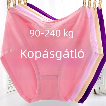 Modal anyagú plusz méretű női alsónemű, magas derekú, hasformázó