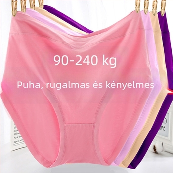 Modal anyagú plusz méretű női alsónemű, magas derekú, hasformázó
