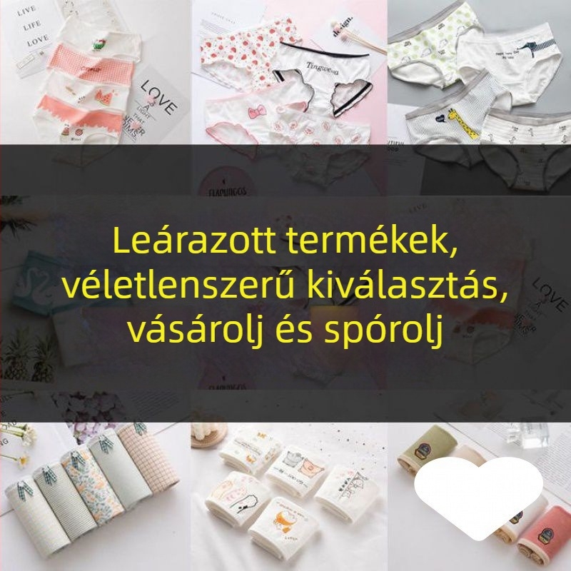Lányok számára pamut alsóneműk, 8–15 évesek