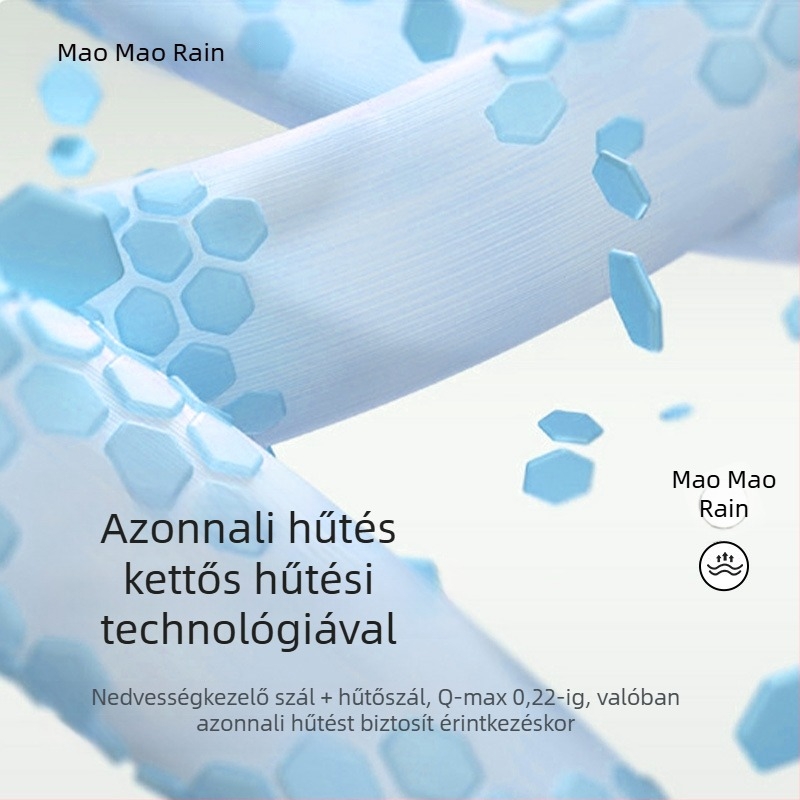 Drizzle latex párnahuzat, hűsítő érzet, rugalmas, 90% nylon