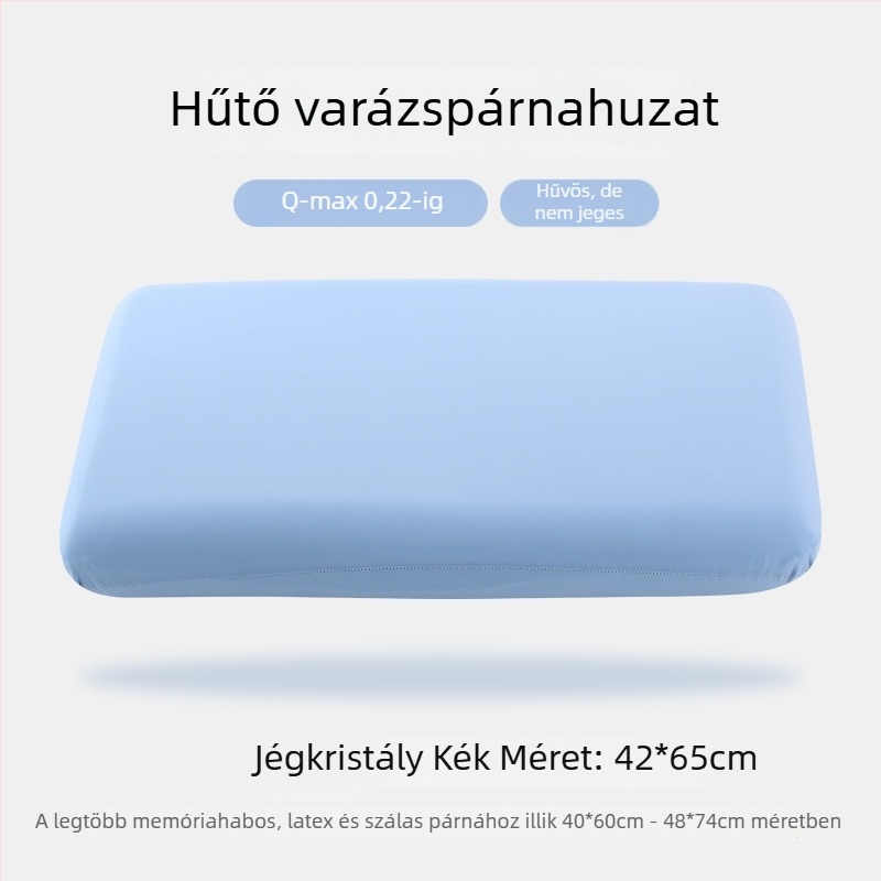 Drizzle latex párnahuzat, hűsítő érzet, rugalmas, 90% nylon