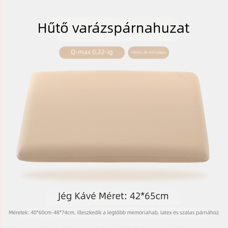 Drizzle latex párnahuzat, hűsítő érzet, rugalmas, 90% nylon