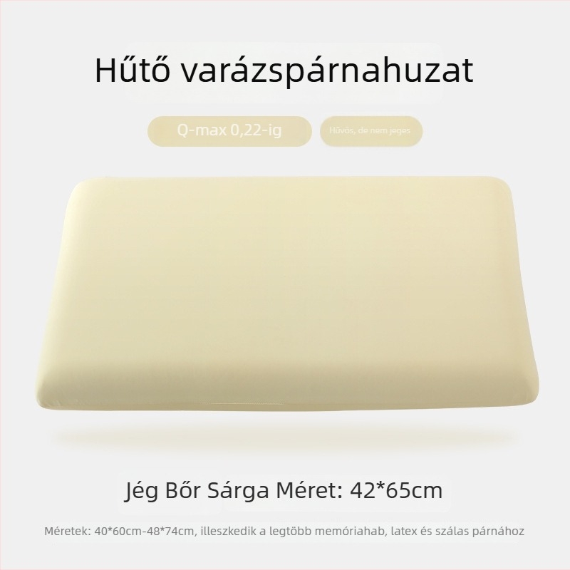 Drizzle latex párnahuzat, hűsítő érzet, rugalmas, 90% nylon