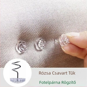 Univerzális kanapé párna rögzítő – Anti-slip csipesz PP + rozsdamentes acél, mindennapi stílus, utazási tárolás