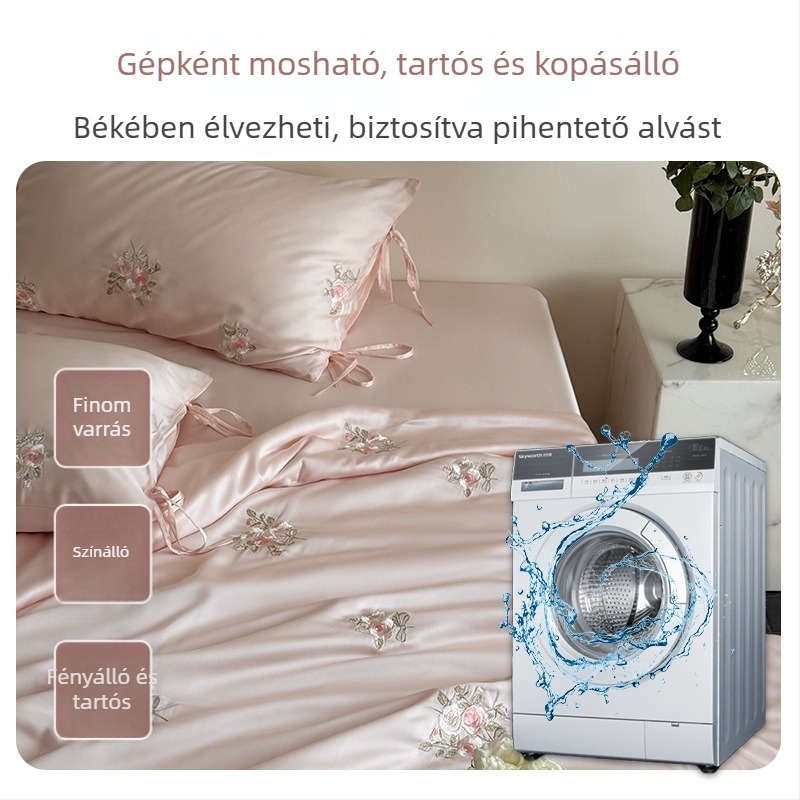 Nyári paplan Lyocell anyagból, antibakteriális töltőanyag, hímzett szövet, reaktív nyomtatás és festés, súly 1,25–1,5 kg