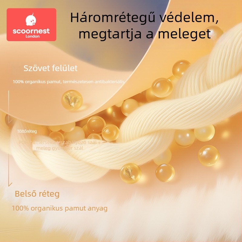 Kechao babavestés hálózsák, minden évszakra, 100% pamut, állandó hőmérséklet, rajzolt minta