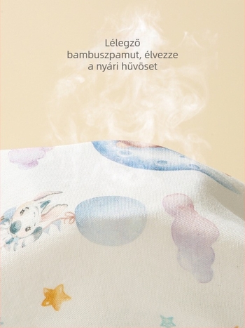 Baba ujjatlan hálózsák bambusz-pamut géz anyagból, vékony tavasz-nyár, újszülötteknek, mellény-stílus