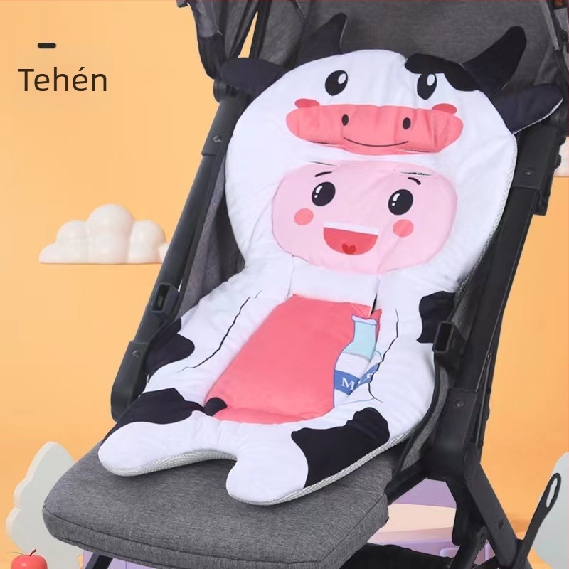 Multifunkcionális babakocsi- és etetőszék párna meleg pamut béléssel, tavasztól őszig és télen használható.
