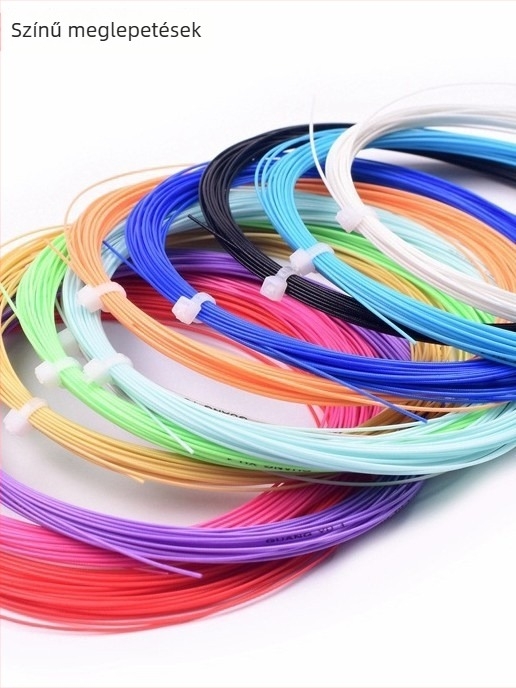 Guangyu badminton ütőhúr — erős, nagy szilárdságú nylon szál, alkalmas badmintonhoz és asztaliteniszhez