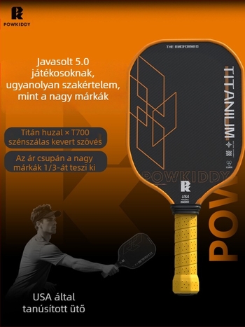 Devils pickleball ütő – szénszálas, 230 g, teljes készlet